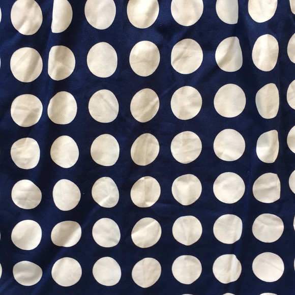 Motherhood Maternity Dress Polka Dot Blue White M - Picture 4 of 6